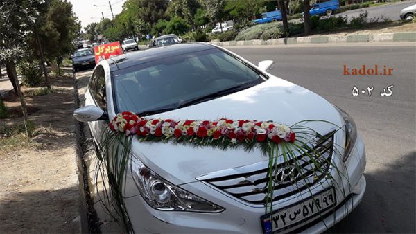 تزیین ماشین عروس و گل آرایی